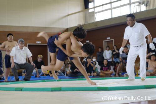小学生力士が熱戦を繰り広げた「第２２回わんぱく相撲延岡大会」